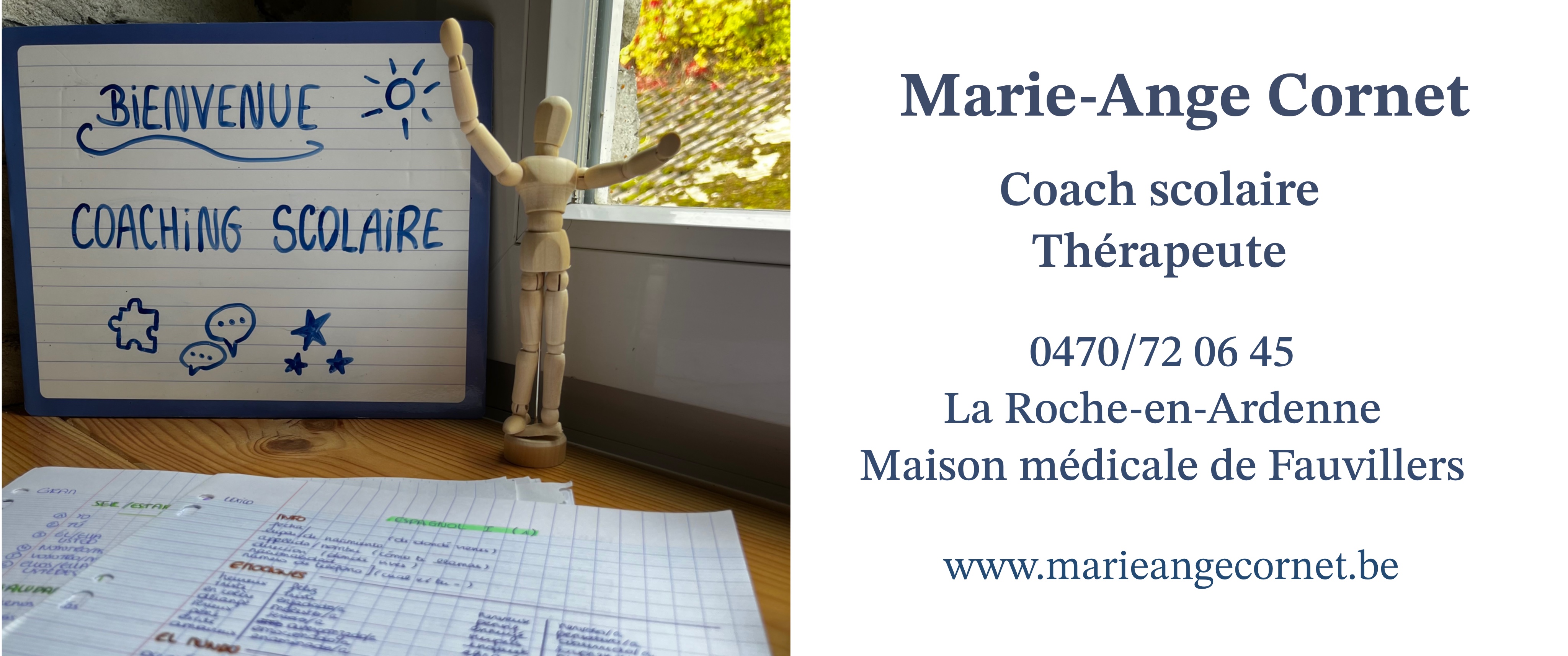 Coaching scolaire et Psycho praticienne – Marie-Ange Cornet